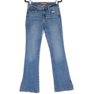 JOE'S Jeans THE FRANKIE BOOTCUT COMFORT ZONE Mid Rise Size 27 Women's Slit Hem